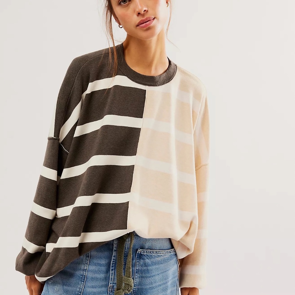 Free People - Uptown Stripe Pullover